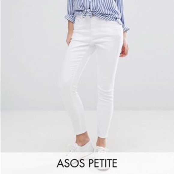 ASOS l White Ankle Jeans 24/28 - Picture 1 of 4
